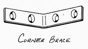 CORNER BRACE, home hardware