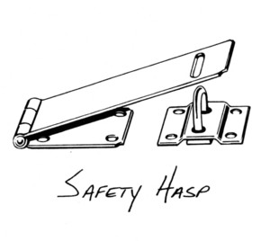 SAFETY HASP, home hardware