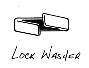 LOCK WASHER, home hardware