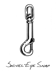 SWIVEL-EYE SNAP, home 
hardware