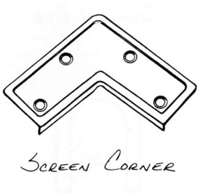 SCREEN CORNER, home hardware