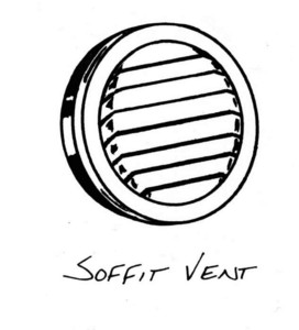 soffit vent, home hardware
