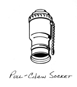 PULL-CHAIN SOCKET, 
electrical hardware